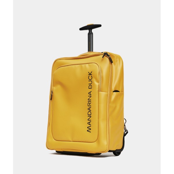 Σακίδιο Πλάτης Καμπίνας-Τροχήλατο Mandarina Duck Eco Coated Soft Trolley Backpack Duck Yellow