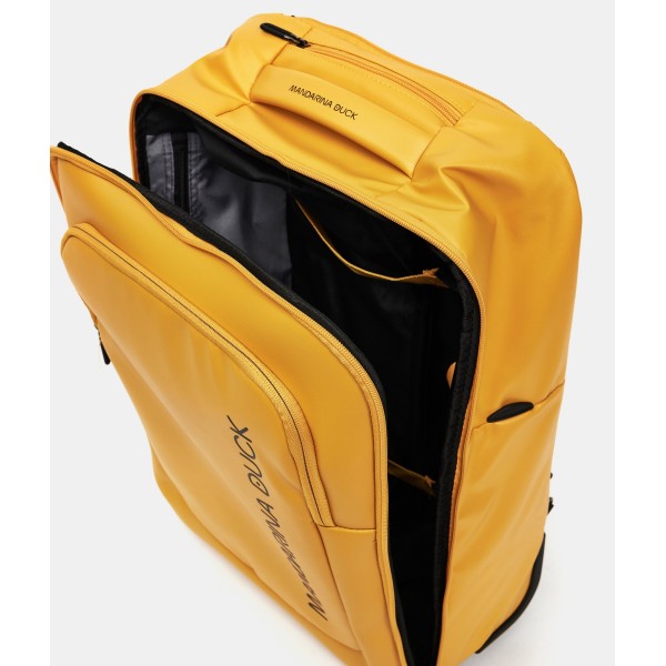 Σακίδιο Πλάτης Καμπίνας-Τροχήλατο Mandarina Duck Eco Coated Soft Trolley Backpack Duck Yellow