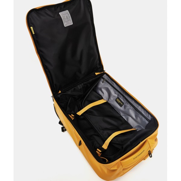 Σακίδιο Πλάτης Καμπίνας-Τροχήλατο Mandarina Duck Eco Coated Soft Trolley Backpack Duck Yellow