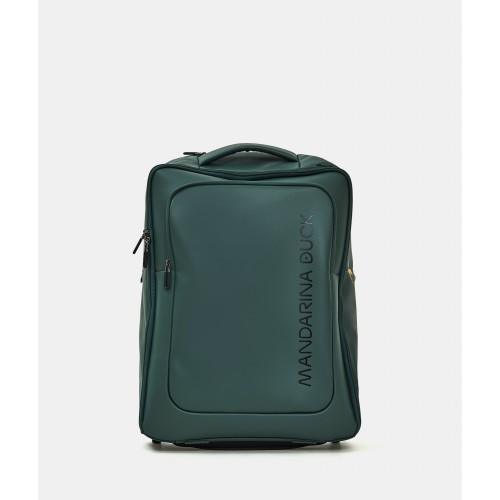 Σακίδιο Πλάτης Καμπίνας-Τροχήλατο Mandarina Duck Eco Coated Soft Trolley Backpack Deep Green