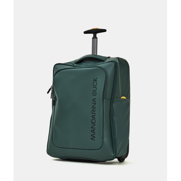 Σακίδιο Πλάτης Καμπίνας-Τροχήλατο Mandarina Duck Eco Coated Soft Trolley Backpack Deep Green