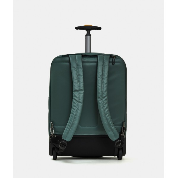 Σακίδιο Πλάτης Καμπίνας-Τροχήλατο Mandarina Duck Eco Coated Soft Trolley Backpack Deep Green