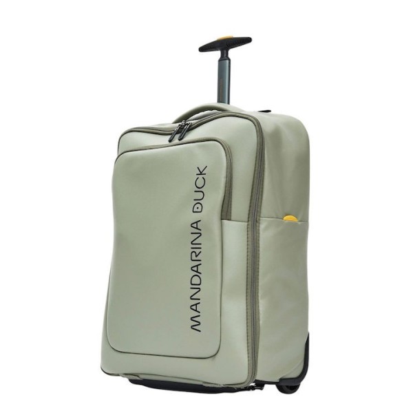 Σακίδιο Πλάτης Καμπίνας-Τροχήλατο Mandarina Duck Eco Coated Soft Trolley Backpack Mud