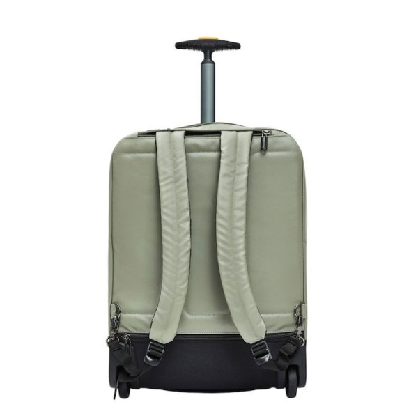 Σακίδιο Πλάτης Καμπίνας-Τροχήλατο Mandarina Duck Eco Coated Soft Trolley Backpack Mud