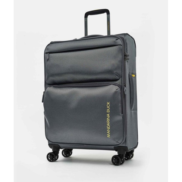 Βαλίτσα Μεσαία Μαλακή Επεκτεινόμενη  Mandarina Duck Zephyr Soft Trolley P10OTV03 67cm Graphite