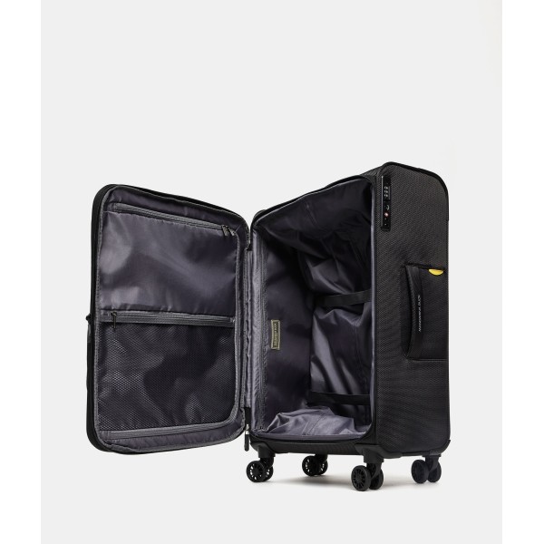 Βαλίτσα Μεσαία Μαλακή Επεκτεινόμενη  Mandarina Duck Zephyr Soft Trolley P10OTV03 67cm Graphite