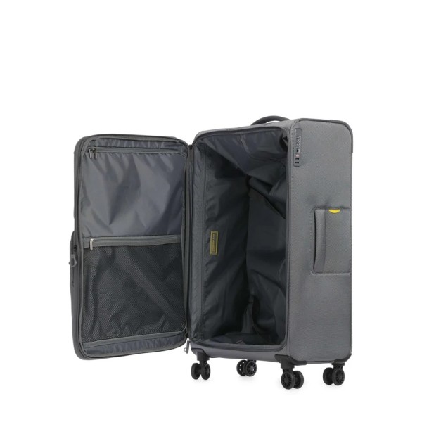 Βαλίτσα Μεγάλη Μαλακή Επεκτεινόμενη Mandarina Duck Zephyr Soft Trolley 78x47x27.5/31cm Graphite
