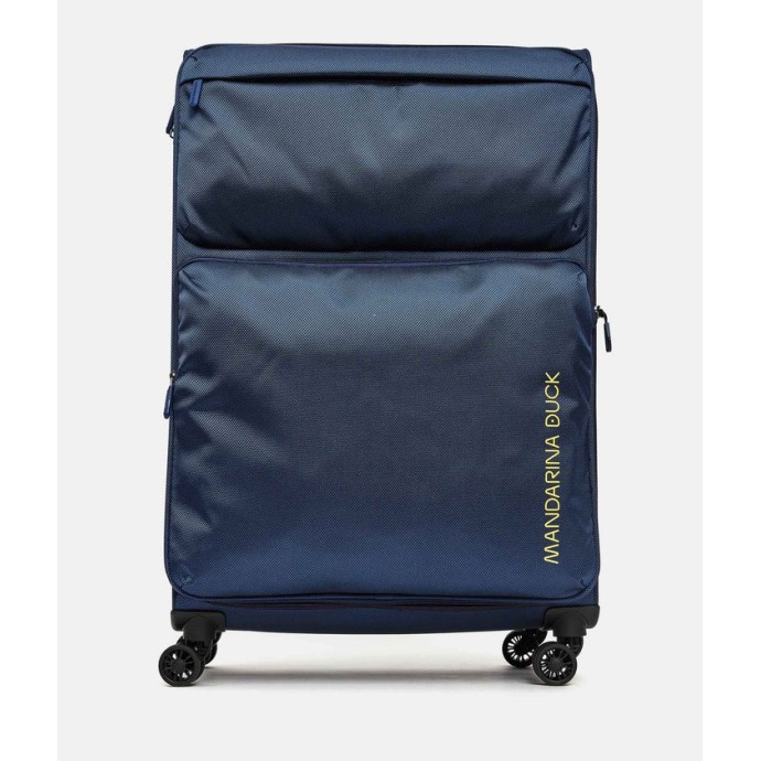 Βαλίτσα Μεγάλη Επεκτεινόμενη Μαλακή Mandarina Duck Zephyr P10OTV05-08Q Spinner 83cm Dress Blue