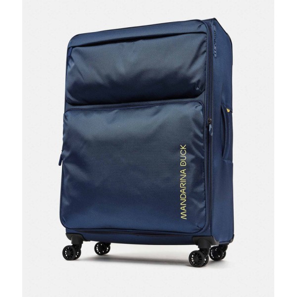 Βαλίτσα Μεγάλη Επεκτεινόμενη Μαλακή Mandarina Duck Zephyr P10OTV05-08Q Spinner 83cm Dress Blue