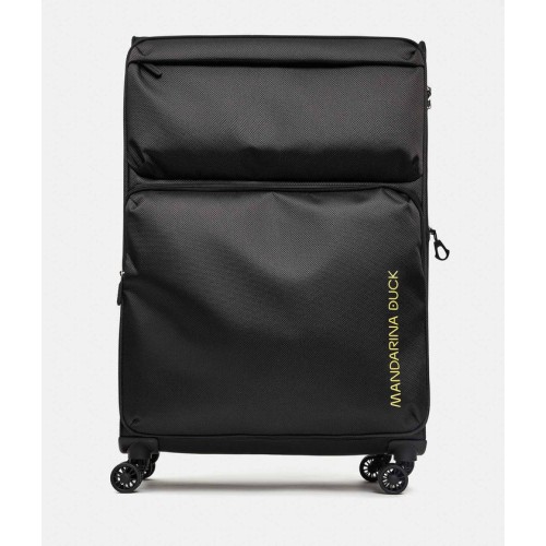 Βαλίτσα Μεγάλη Επεκτεινόμενη Μαλακή Mandarina Duck Zephyr P10OTV05-651 Spinner 83cm Black