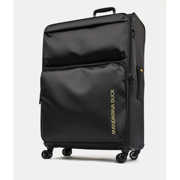 Βαλίτσα Μεγάλη Επεκτεινόμενη Μαλακή Mandarina Duck Zephyr P10OTV05-651 Spinner 83cm Black