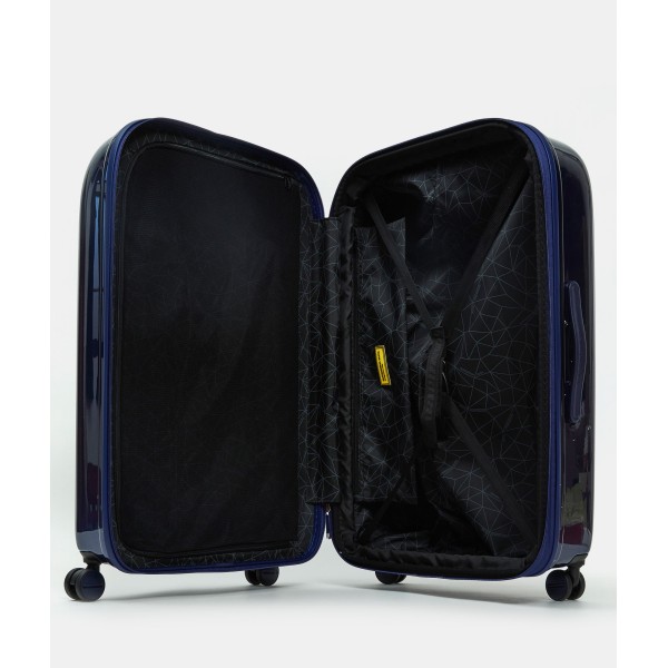 Βαλίτσα Μεγάλη Σκληρή Επεκτεινόμεvη Mandarina Duck Logoduck+ Metal P10OUV32 Spinner 75cm Blue Indigo ΒΑΛΙΤΣΕΣ & ΣΑΚΟΙ ΤΑΞΙΔΙΟΥ