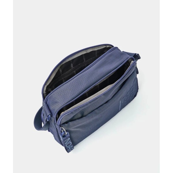 Τσαντάκι Ώμου Mandarina Duck MD20 Expandable Double Zip Cross Body P10QMT48 Deep Blue