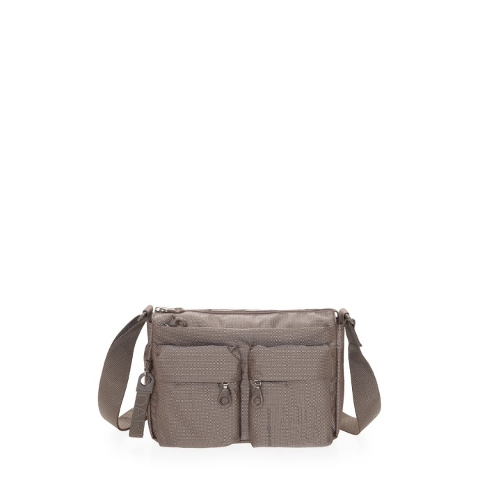 Τσάντα Ώμου Mandarina Duck MD20 Multipockets Crossbody Bag P10QMTX5-09K Taupe