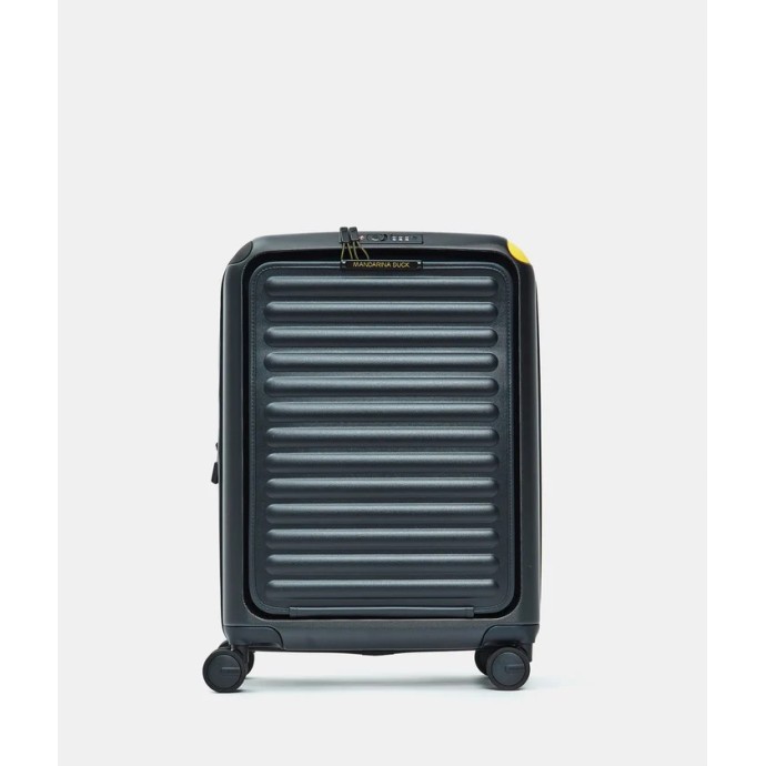 Βαλίτσα Καμπίνας Σκληρή Επεκτεινόμεvη Mandarina Duck Smart Duck P10RJV01 55x39x23/28cm Dark Gloss