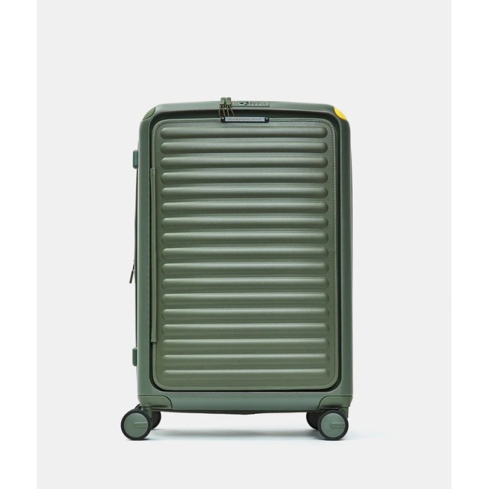 Βαλίτσα Μεσαία Σκληρή Επεκτεινόμεvη Mandarina Duck Smart Duck  P10RJV02 69cm Pine Green