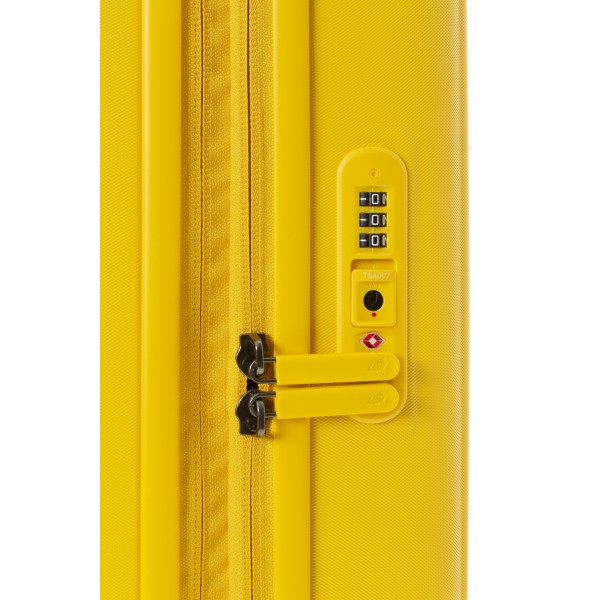 Βαλίτσα Καμπίνας Σκληρή Επεκτεινόμεvη Mandarina Duck  P10SZV24 Spinner 55x40x20 Duck Yellow ΒΑΛΙΤΣΕΣ και ΣΑΚΟΙ ΤΑΞΙΔΙΟΥ