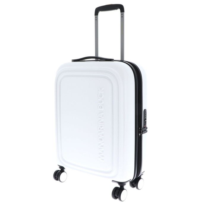 Βαλίτσα Καμπίνας Σκληρή Επεκτεινόμεvη Mandarina Duck P10SZV24 Spinner 55x40x20 Blanc