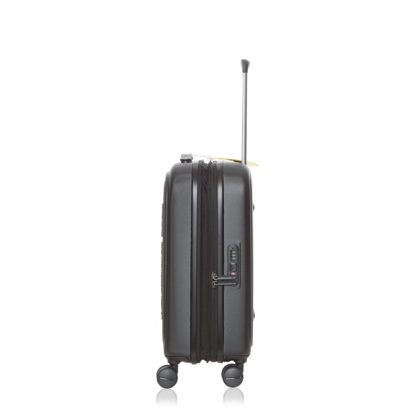 Βαλίτσα Καμπίνας Σκληρή Επεκτεινόμεvη Mandarina Duck  P10SZV24 Spinner 55cm Black ΒΑΛΙΤΣΕΣ & ΣΑΚΟΙ ΤΑΞΙΔΙΟΥ