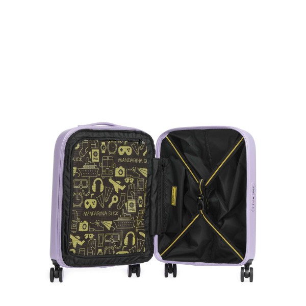 Βαλίτσα Καμπίνας Σκληρή Επεκτεινόμεvη Mandarina Duck Logoduck+ |55x40x20/23cm| Digital Pink