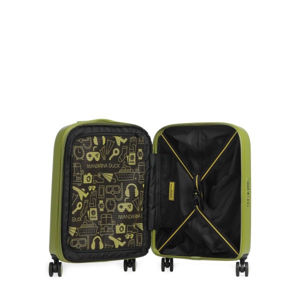 Βαλίτσα Καμπίνας Σκληρή Επεκτεινόμεvη Mandarina Duck Logoduck+ |55x40x20/23cm| Winter Olive