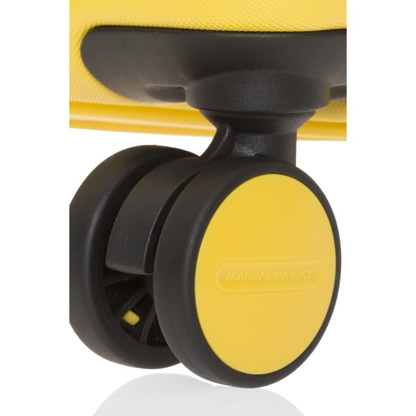 Βαλίτσα Μεσαία Σκληρή Επεκτεινόμεvη Mandarina Duck Logoduck+ 69x45x32/35cm Duck Yellow