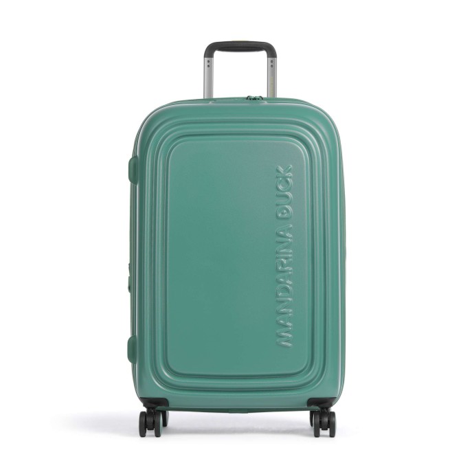 Βαλίτσα Μεσαία Σκληρή Επεκτεινόμεvη Mandarina Duck Logoduck+ |69x45x32/35cm| Foliage Green