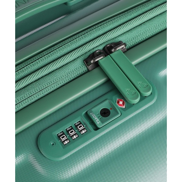 Βαλίτσα Μεσαία Σκληρή Επεκτεινόμεvη Mandarina Duck Logoduck+ |69x45x32/35cm| Foliage Green