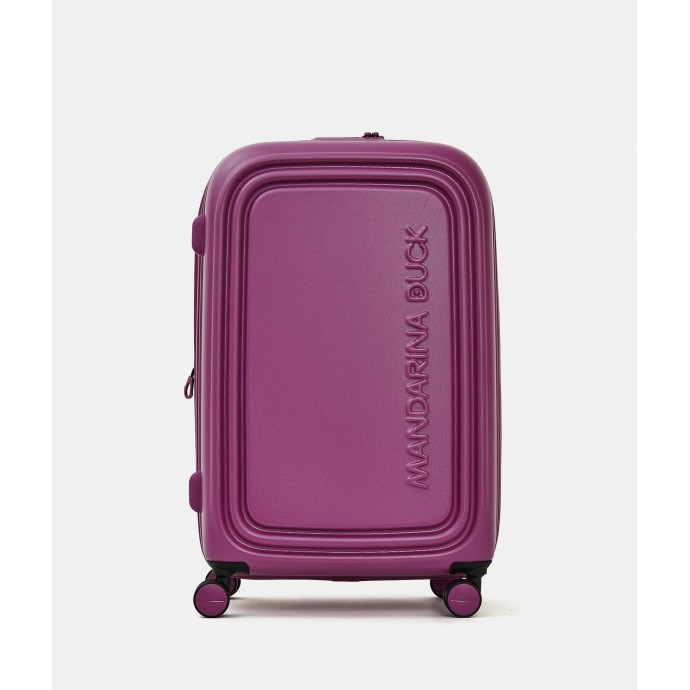 Βαλίτσα Μεσαία Σκληρή Επεκτεινόμεvη Mandarina Duck Logoduck+ |69x45x32/35cm| Digital Pink
