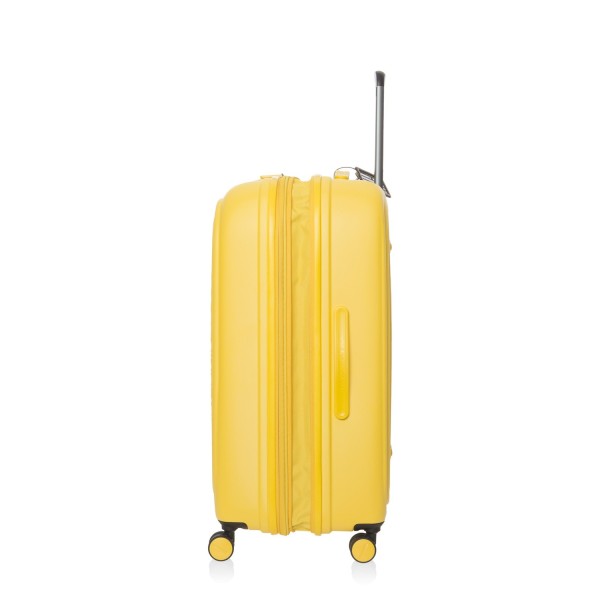 Βαλίτσα Μεσαία Σκληρή Επεκτεινόμεvη Mandarina Duck P10SZV33 Spinner 75cm Duck Yellow ΒΑΛΙΤΣΕΣ & ΣΑΚΟΙ ΤΑΞΙΔΙΟΥ
