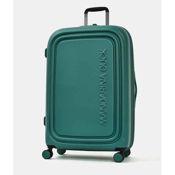 Βαλίτσα Μεγάλη Σκληρή Επεκτεινόμεvη Mandarina Duck Logoduck+ 75x49x31/34cm Foliage Green