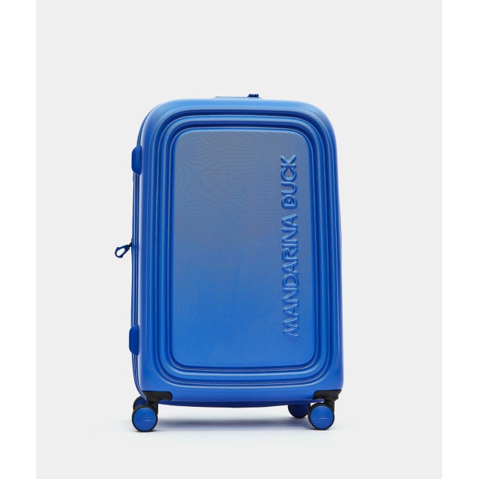 Βαλίτσα Μεσαία Σκληρή Επεκτεινόμεvη Mandarina Duck P10SZV33 Spinner 75cm Electric Blue ΒΑΛΙΤΣΕΣ & ΣΑΚΟΙ ΤΑΞΙΔΙΟΥ