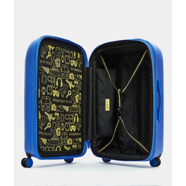 Βαλίτσα Μεσαία Σκληρή Επεκτεινόμεvη Mandarina Duck P10SZV33 Spinner 75cm Electric Blue ΒΑΛΙΤΣΕΣ & ΣΑΚΟΙ ΤΑΞΙΔΙΟΥ