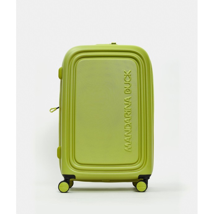 Βαλίτσα Μεσαία Σκληρή Επεκτεινόμεvη Mandarina Duck P10SZV33 Spinner 75cm Mapo Green ΒΑΛΙΤΣΕΣ & ΣΑΚΟΙ ΤΑΞΙΔΙΟΥ
