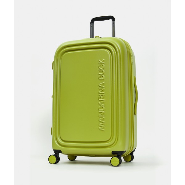 Βαλίτσα Μεσαία Σκληρή Επεκτεινόμεvη Mandarina Duck P10SZV33 Spinner 75cm Mapo Green ΒΑΛΙΤΣΕΣ & ΣΑΚΟΙ ΤΑΞΙΔΙΟΥ