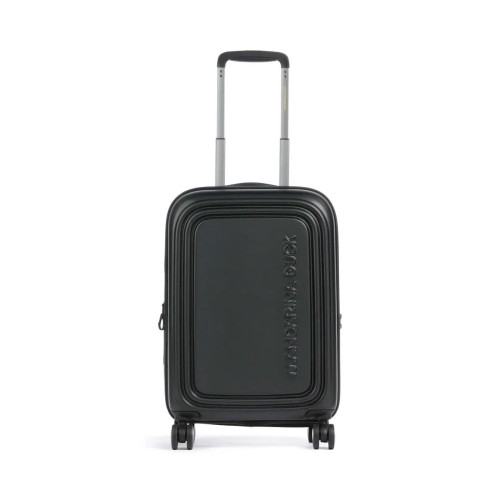 Βαλίτσα Καμπίνας Σκληρή Επεκτεινόμεvη Mandarina Duck Logoduck+ |55x35x23/26cm| Black