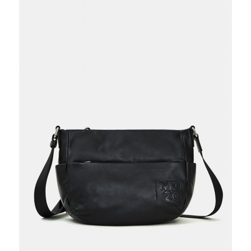 Τσάντα Ώμου Mandarina Duck MD20 Leather Medium size Bag P10TKT01 Nero