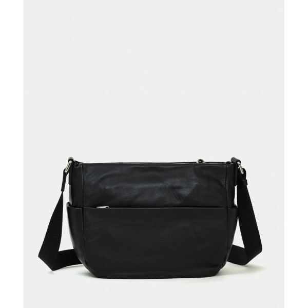 Τσάντα Ώμου Mandarina Duck MD20 Leather Medium size Bag P10TKT01 Nero