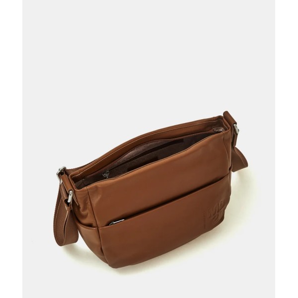 Τσάντα Ώμου Mandarina Duck MD20 Leather Medium size Bag P10TKT01 Indian Tan Τσάντα Ώμου Mandarina Duck MD20 Leather Medium size Bag P10TKT01 Indian Tan