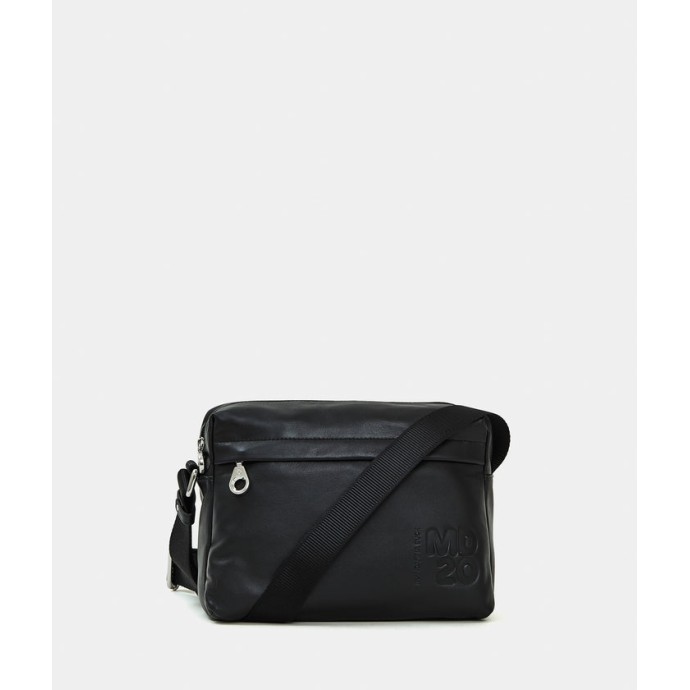 Τσάντα Ώμου Mandarina Duck MD20 Leather Medium Crossbody Bag P10TKTV8 Nero