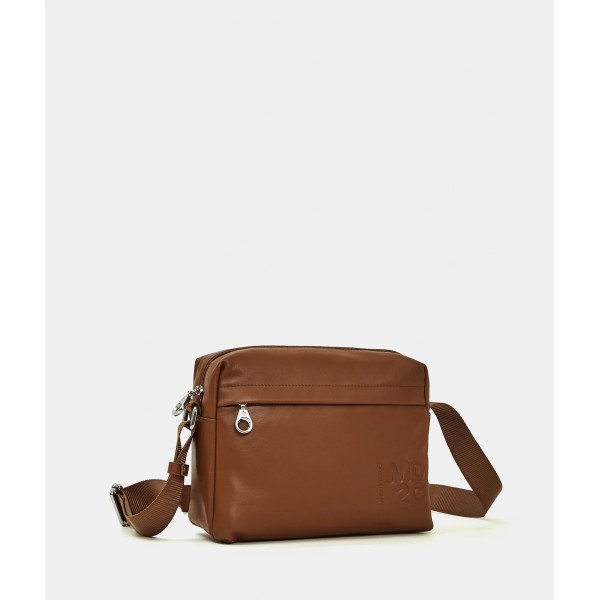 Τσάντα Ώμου Mandarina Duck MD20 Leather Medium Crossbody Bag P10TKTV8 Indian Tan