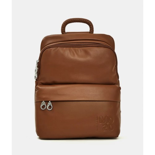 Mandarina Duck MD20 Leather Slim Backpack Σακίδιο Πλάτης Δερμάτινο  Indian tan