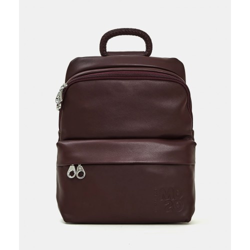 Mandarina Duck MD20 Leather Slim Backpack Σακίδιο Πλάτης Δερμάτινο Sin
