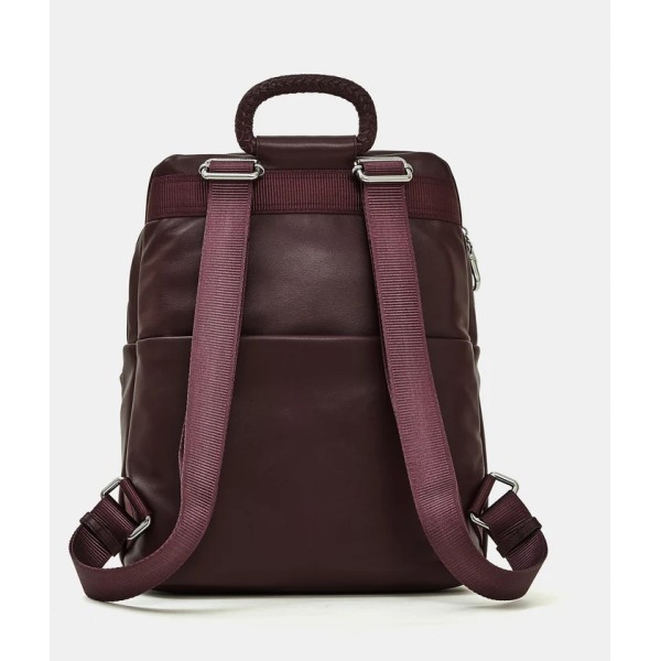 Mandarina Duck MD20 Leather Slim Backpack Σακίδιο Πλάτης Δερμάτινο Sin