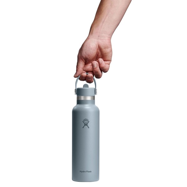 Hydro Flask Standard Flex Straw Cap Μπουκάλι Θερμός Ανοξείδωτο 621ml Shale Grey