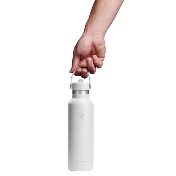 Hydro Flask Standard Flex Straw Cap Μπουκάλι Θερμός Ανοξείδωτο 621ml White