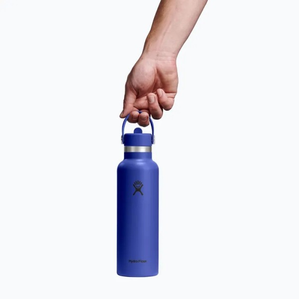 Hydro Flask Standard Flex Straw Cap Μπουκάλι Θερμός Ανοξείδωτο 621ml Capri Blue