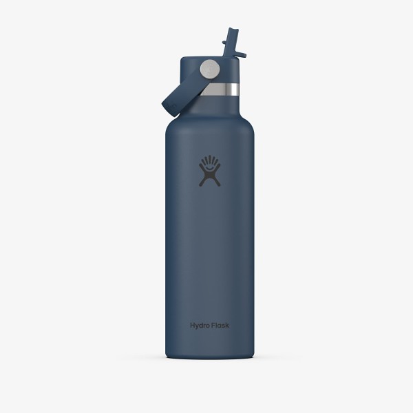Hydro Flask Standard Flex Straw Cap Μπουκάλι Θερμός Ανοξείδωτο 621ml Harbor Blue