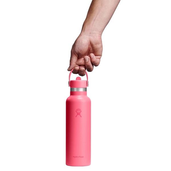 Hydro Flask Standard Flex Straw Cap Μπουκάλι Θερμός Ανοξείδωτο 621ml Popstar Pink