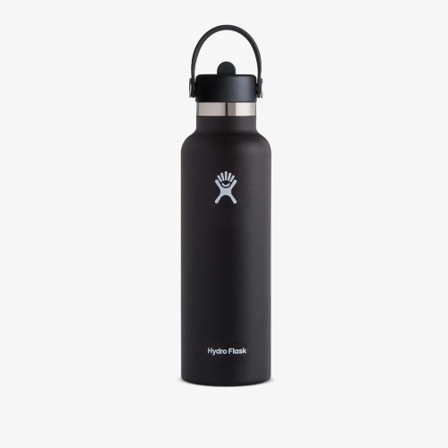 Hydro Flask Standard Flex Cap Μπουκάλι Θερμός Ανοξείδωτο 621ml Black